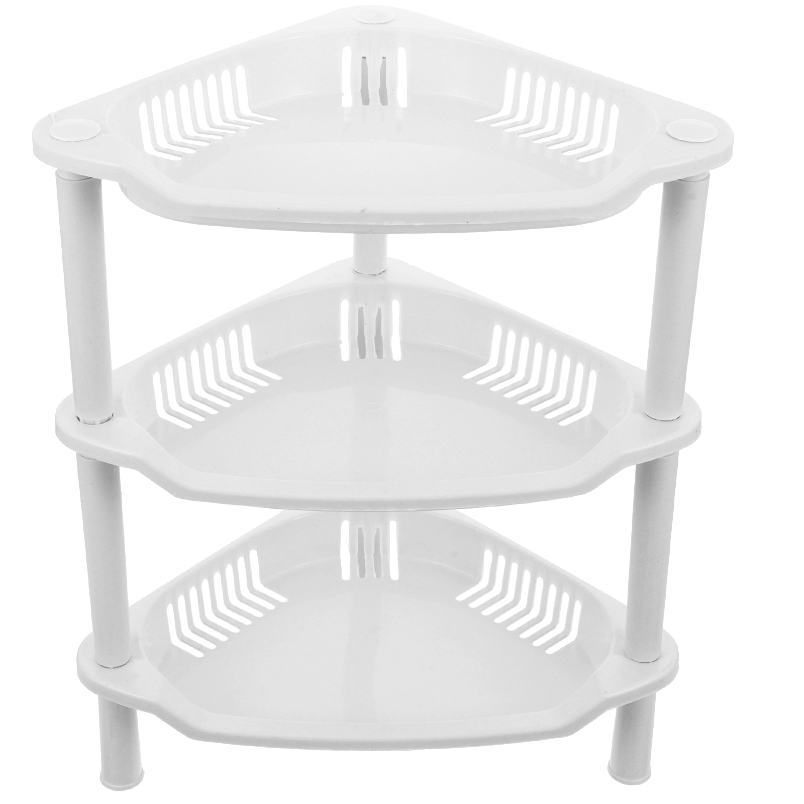 Cubicle Shelf Organizer - 3 Layer Plastic Storage Shelves Ganizer
