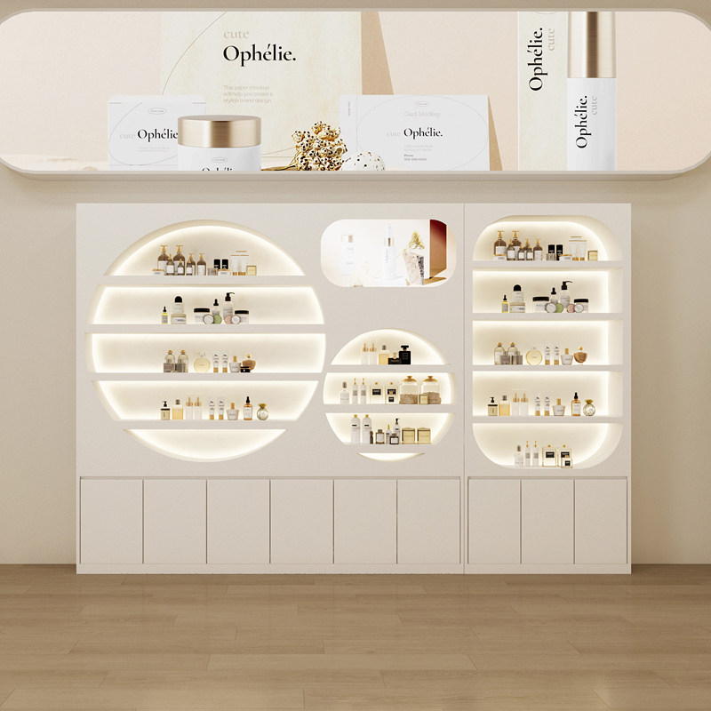 Office Furniture High End - Nordic High-end Beauty Salon Display Cabinet