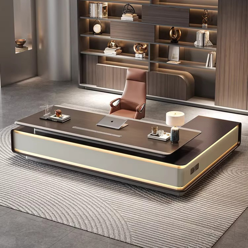 Office Furniture And Equipment - Luxury top boss table 240cm 280cm