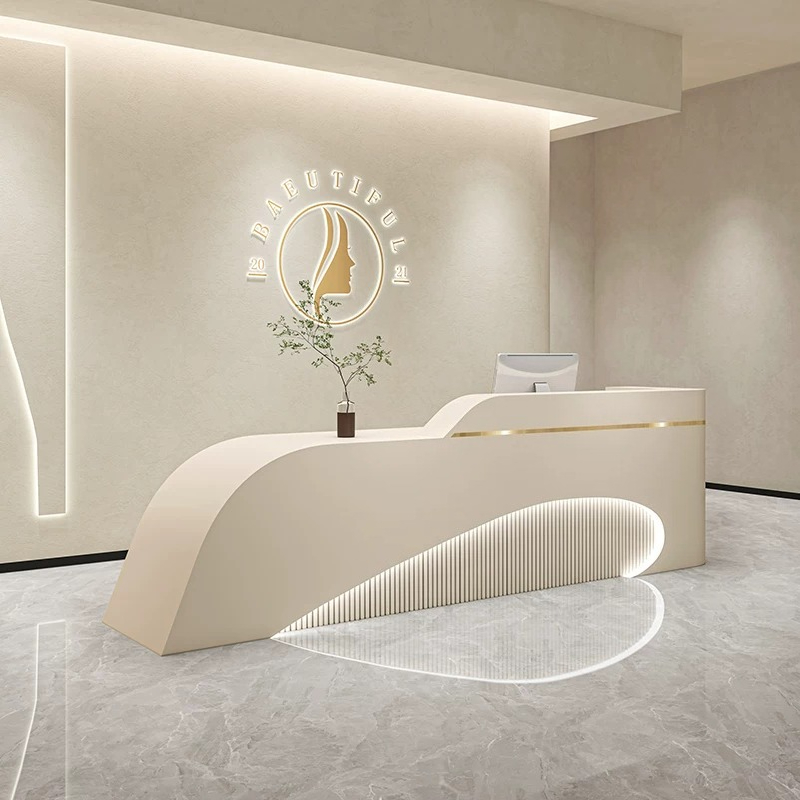 Office Furniture High End - Nordic High-end Beauty Salon Reception Desk