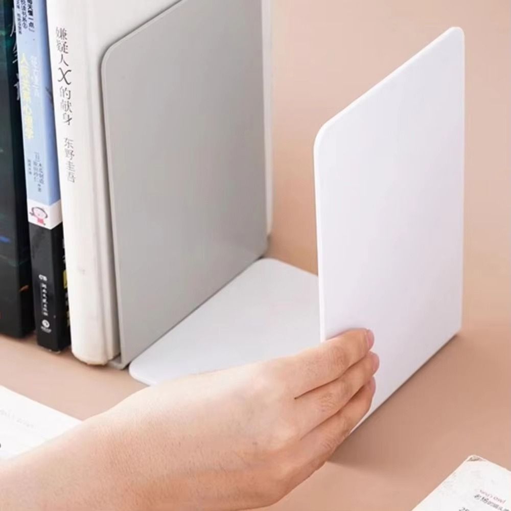 1Pcs L-Shaped Simple Bookend w - Office Furniture Brand reseña y precio