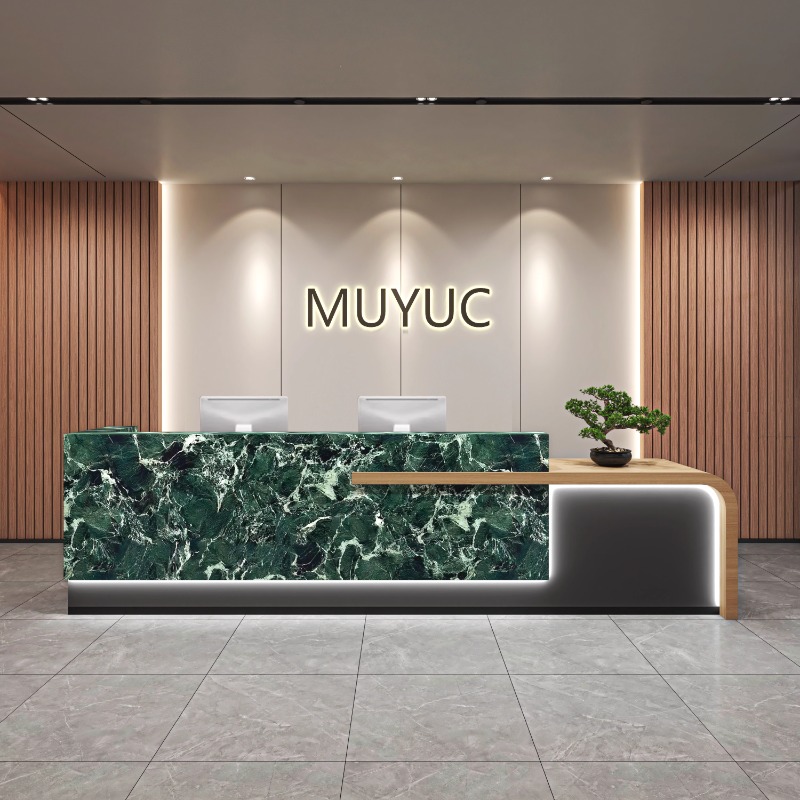 Modern Creative Reception Desk - Office Furniture Company reseña y precio