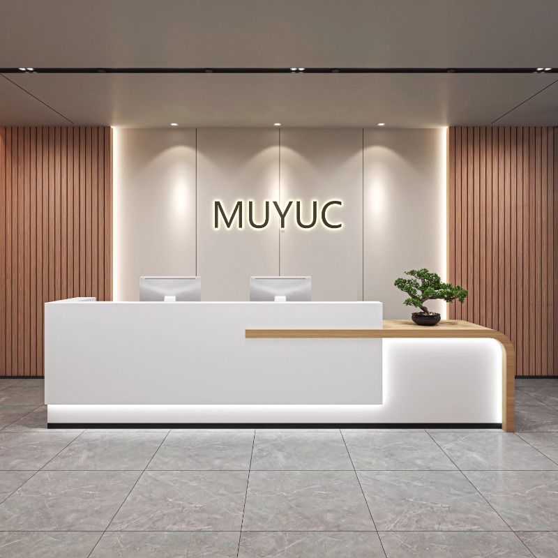 Modern Creative Reception Desk - Office Furniture Company reseña y precio