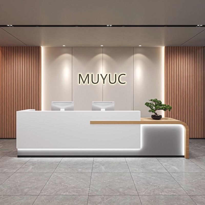 Modern Creative Reception Desk - Office Furniture Company reseña y precio