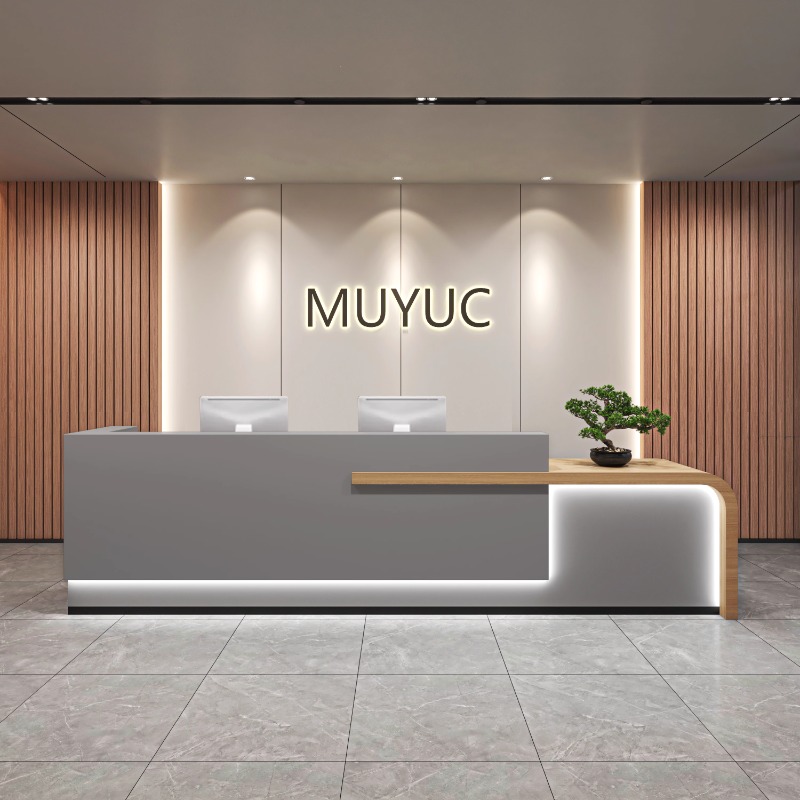 Modern Creative Reception Desk - Office Furniture Company reseña y precio