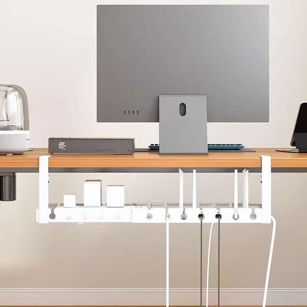 Extendable Under Desk Cable Ma - Cubicle Shelf Organizer reseña y precio