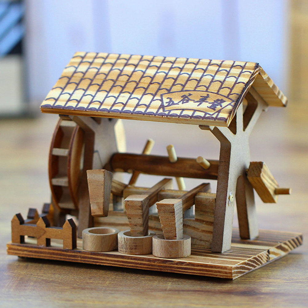 Handmade Wooden Waterwheel Dec - Office Furniture Brand reseña y precio