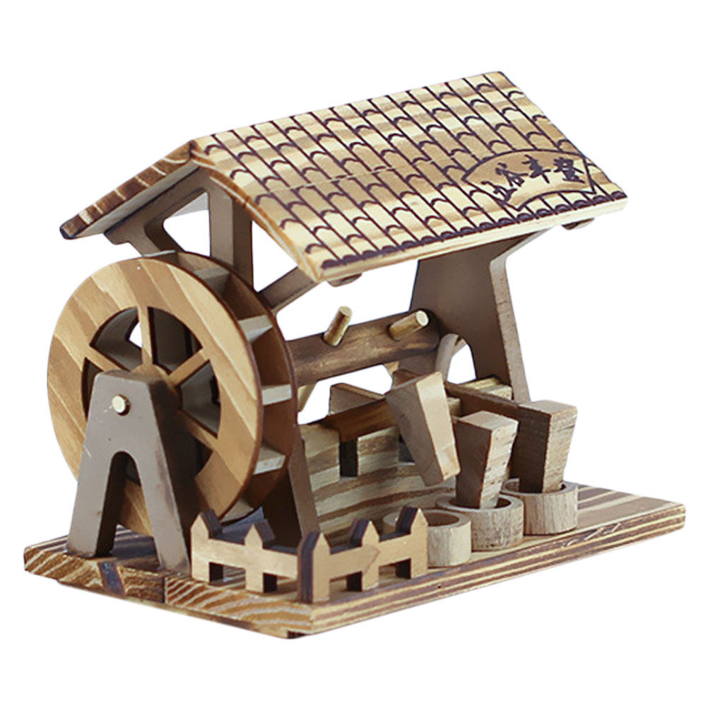 Handmade Wooden Waterwheel Dec - Office Furniture Brand reseña y precio