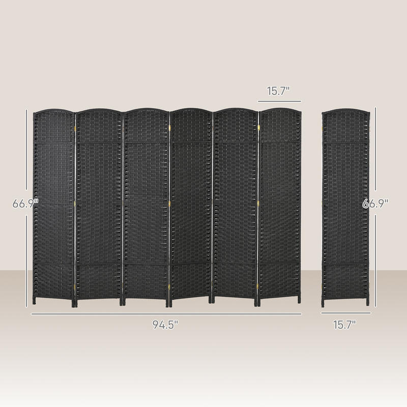 HOMCOM Folding Room Divider Sc - Partition Screen Divider reseña y precio