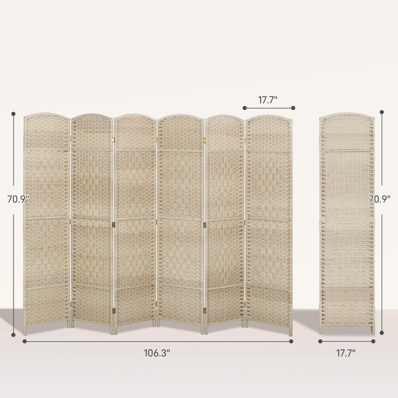 HOMCOM Folding Room Divider Sc - Partition Screen Divider reseña y precio