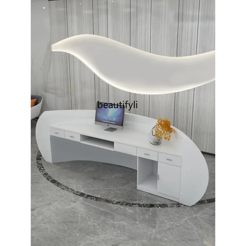 A07 Paint Reception Desk Creat - Office Furniture Company reseña y precio