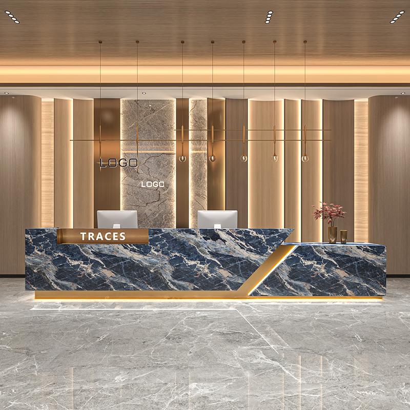 Marble slate modern Reception  - Office Furniture Company reseña y precio