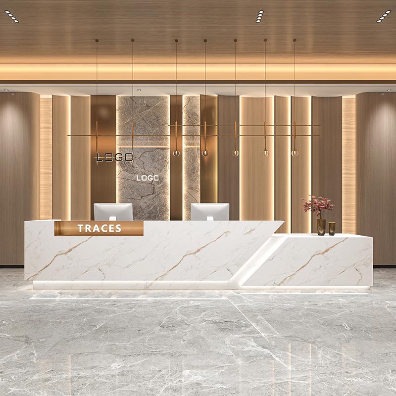 Marble slate modern Reception  - Office Furniture Company reseña y precio