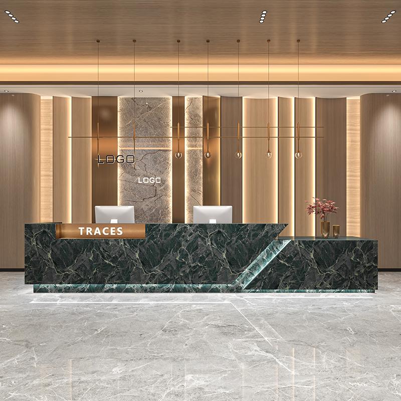Marble slate modern Reception  - Office Furniture Company reseña y precio