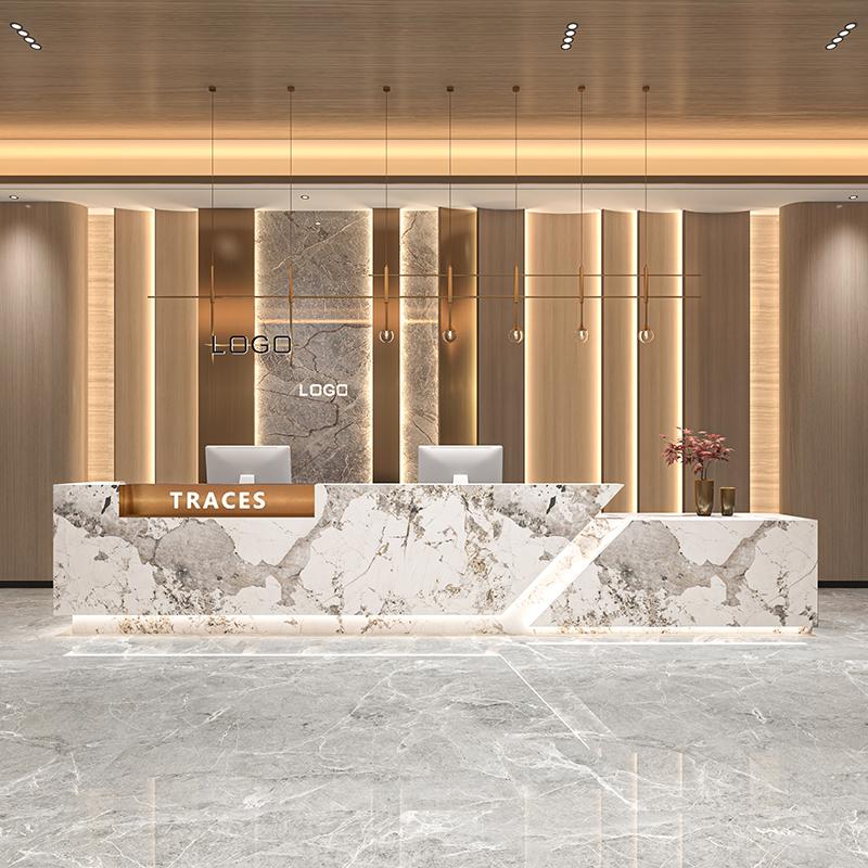 Marble slate modern Reception  - Office Furniture Company reseña y precio