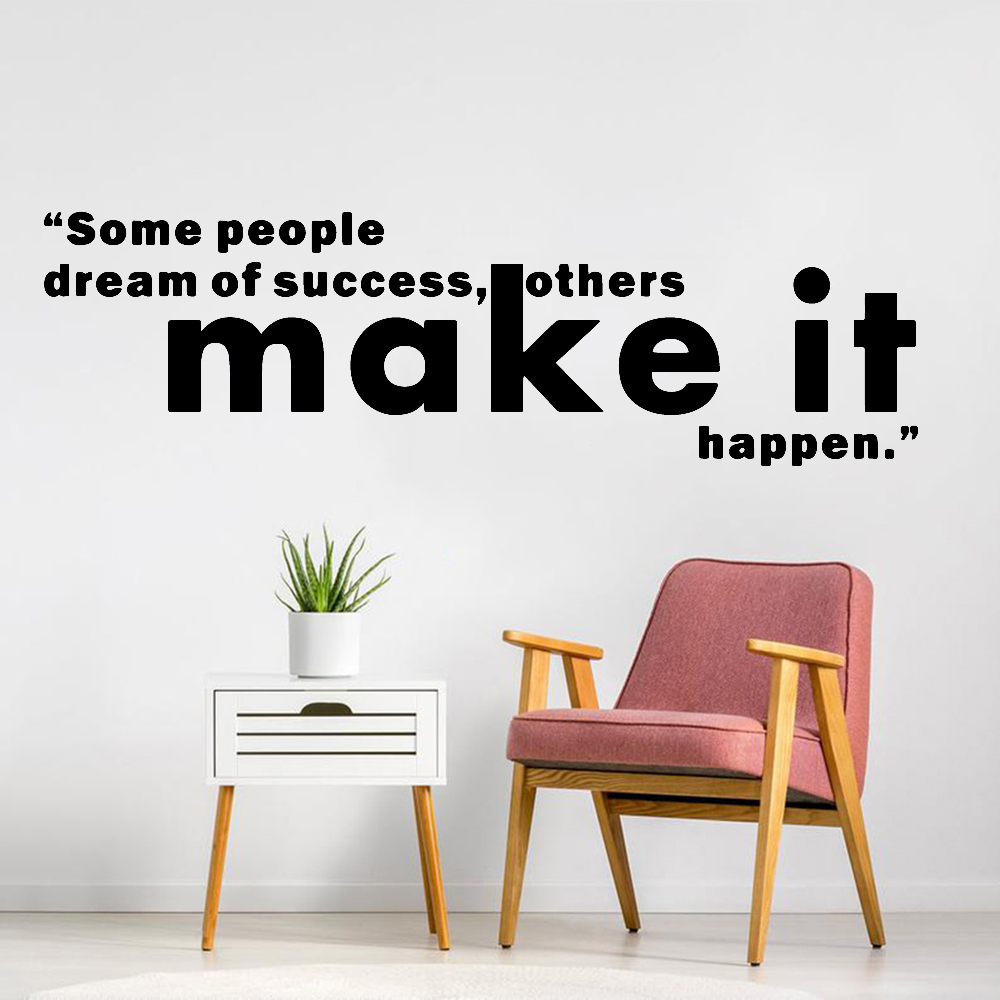 Inspirational Sentences Wall S - Office Furniture Company reseña y precio