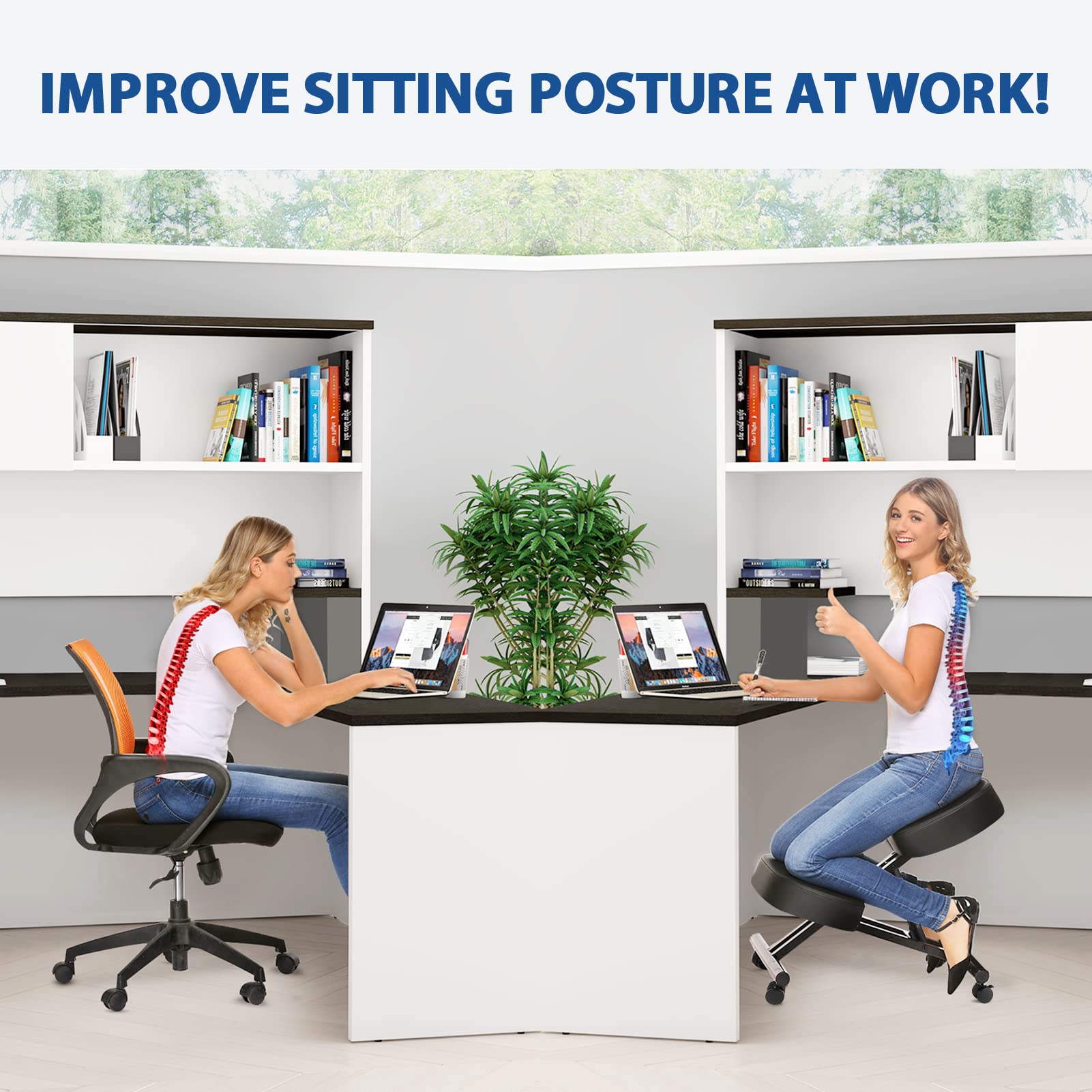 Kneeling Chair Ergonomic for O - Furniture Chairs For Office reseña y precio