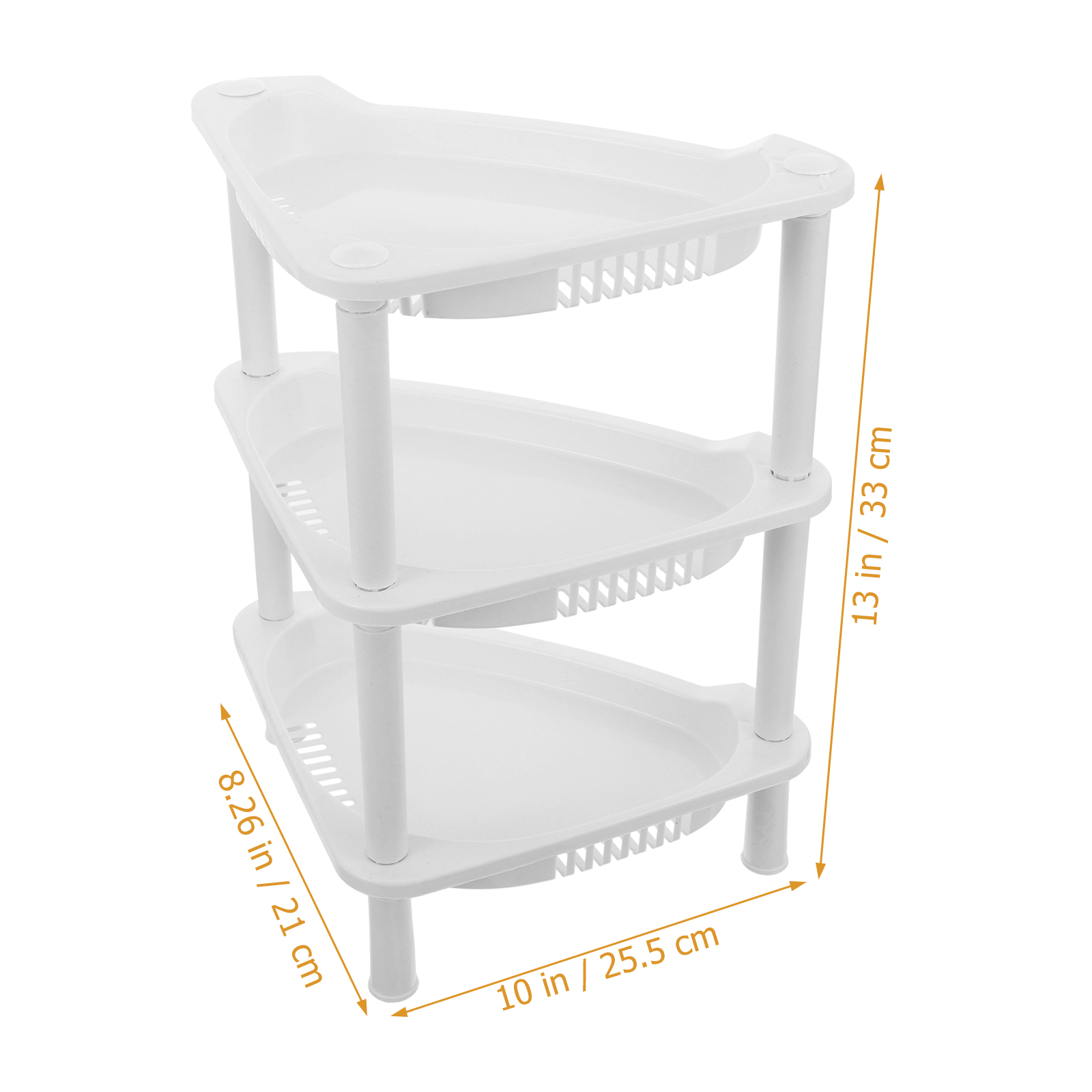 3 Layer Plastic Storage Shelve - Cubicle Shelf Organizer reseña y precio