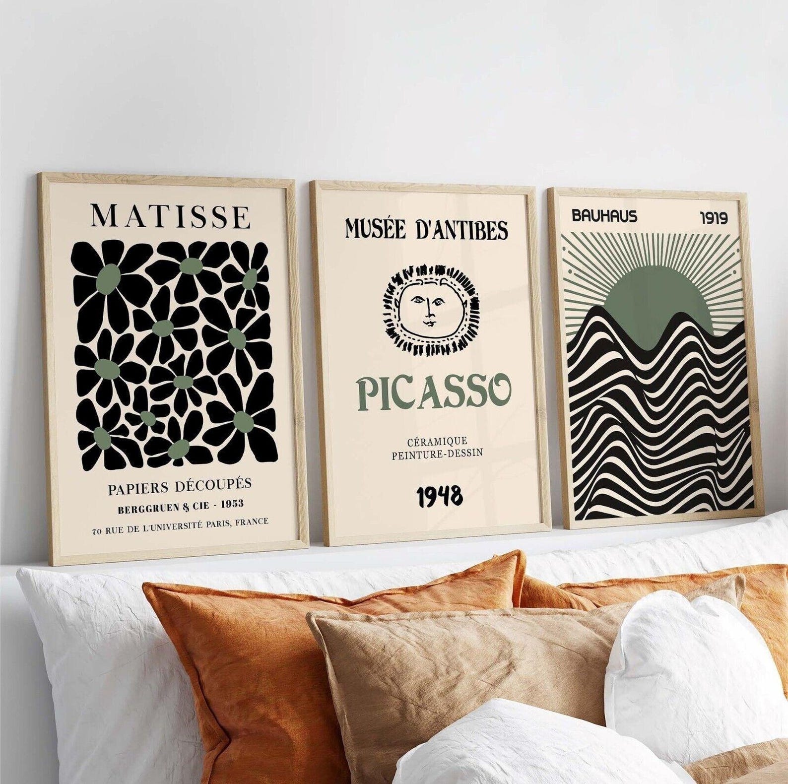 3pcs/set Retro Matisse Canvas  - Office Furniture Set reseña y precio