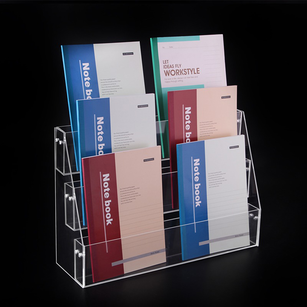 Transparent Display Stand Book - Cubicle Shelf Organizer reseña y precio