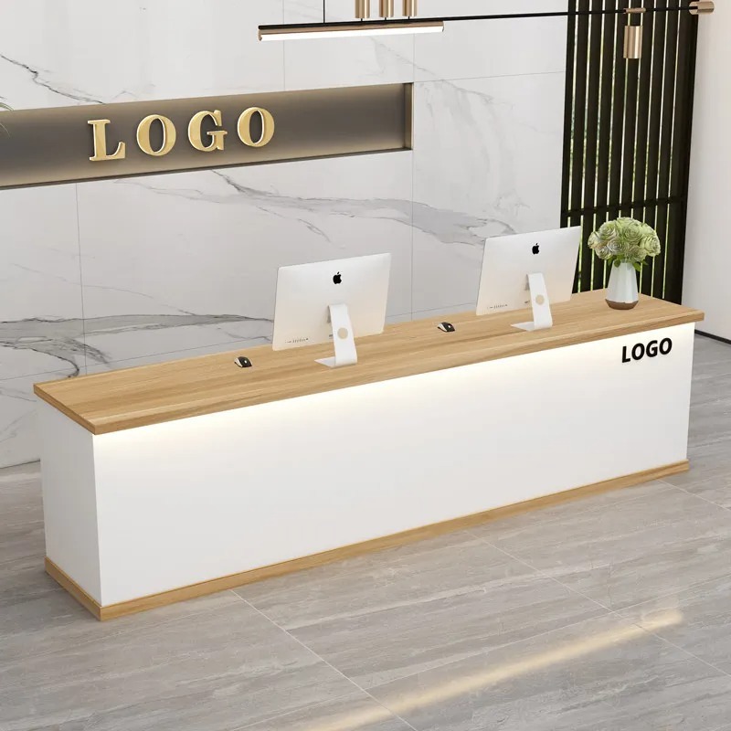 Black White Reception Desks Mi - Office Furniture Company reseña y precio