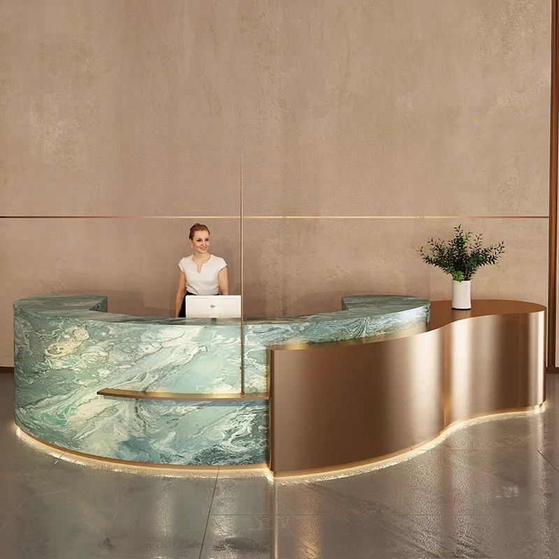 Hotel Minimalist Reception Des - Office Furniture Brand reseña y precio