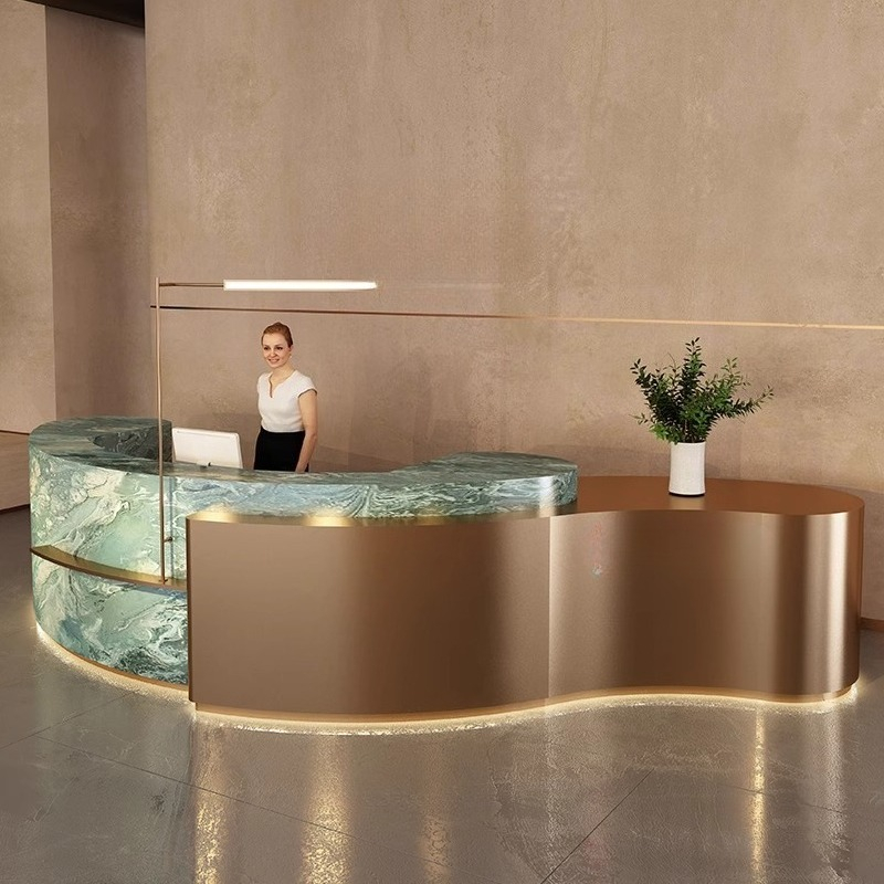 Hotel Minimalist Reception Des - Office Furniture Brand reseña y precio