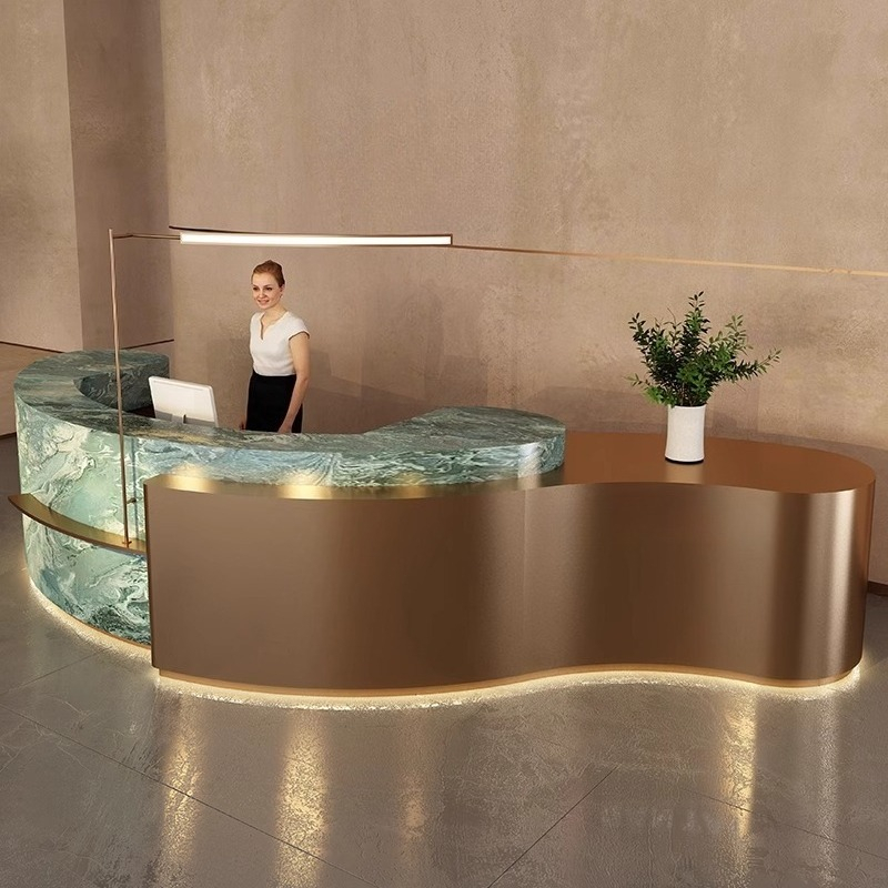 Hotel Minimalist Reception Des - Office Furniture Brand reseña y precio