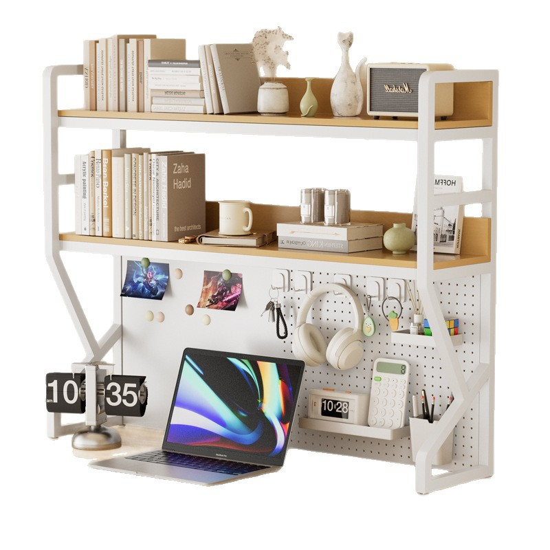 Desktop Storage Shelf with Peg - Cubicle Shelf Organizer reseña y precio