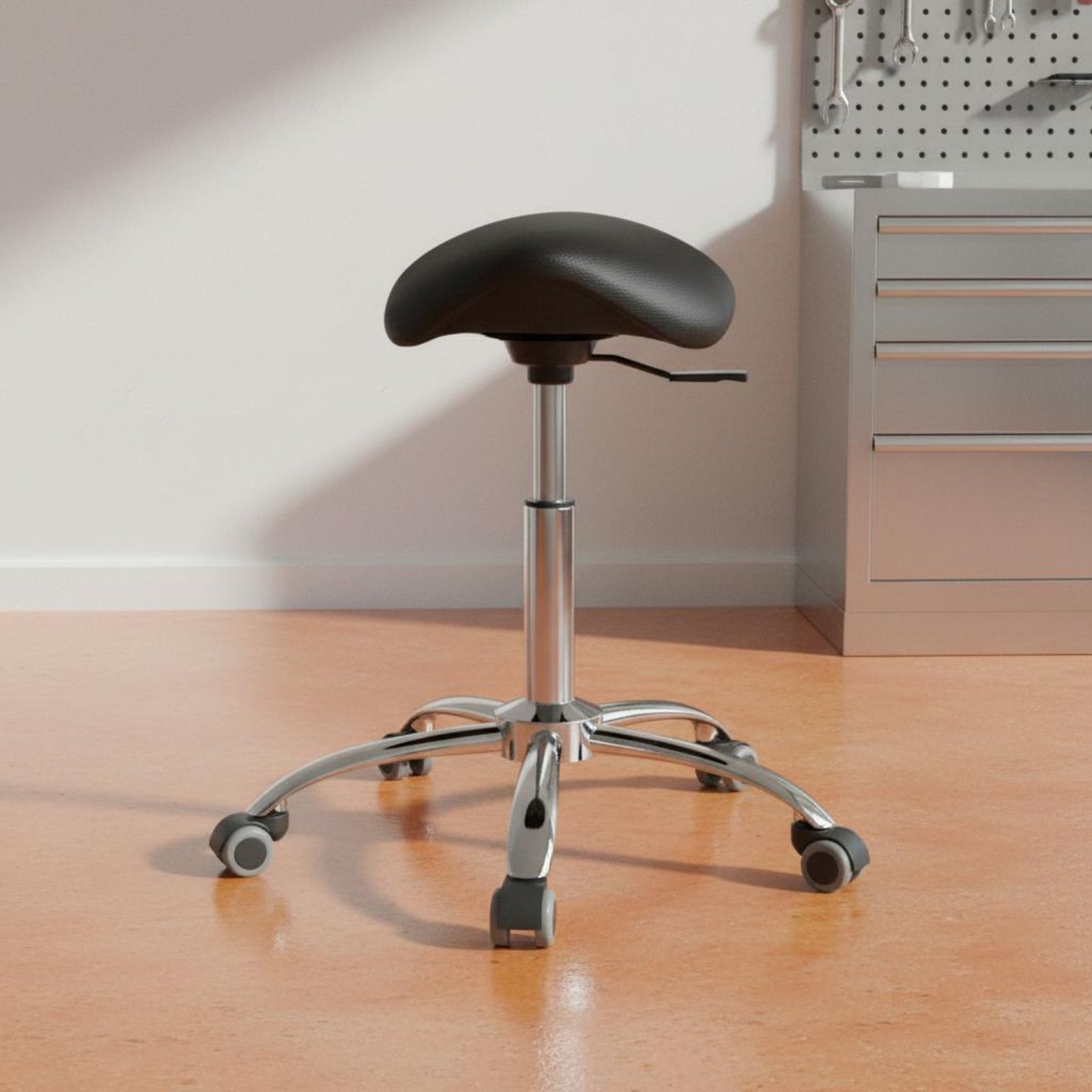 Swivel Saddle Stool Heavy Duty - Furniture Chairs For Office reseña y precio