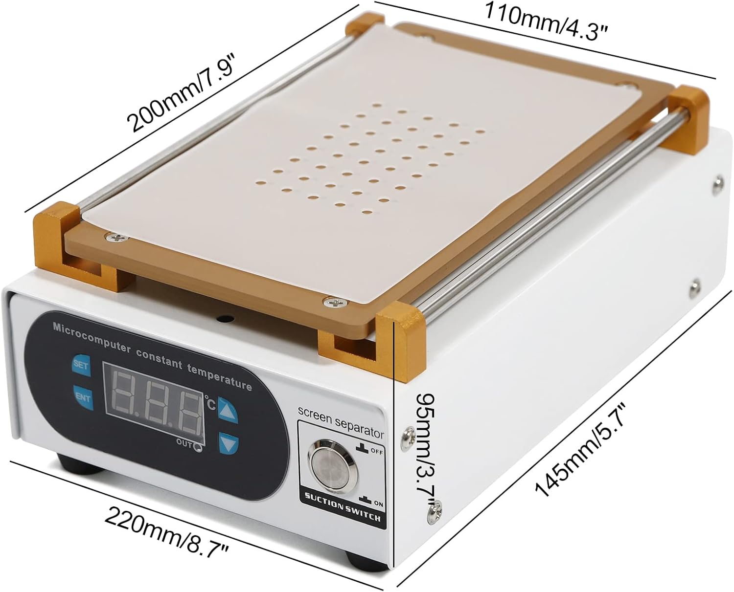 7 Inch LCD Screen Separator Ma - Partition Screen Divider reseña y precio