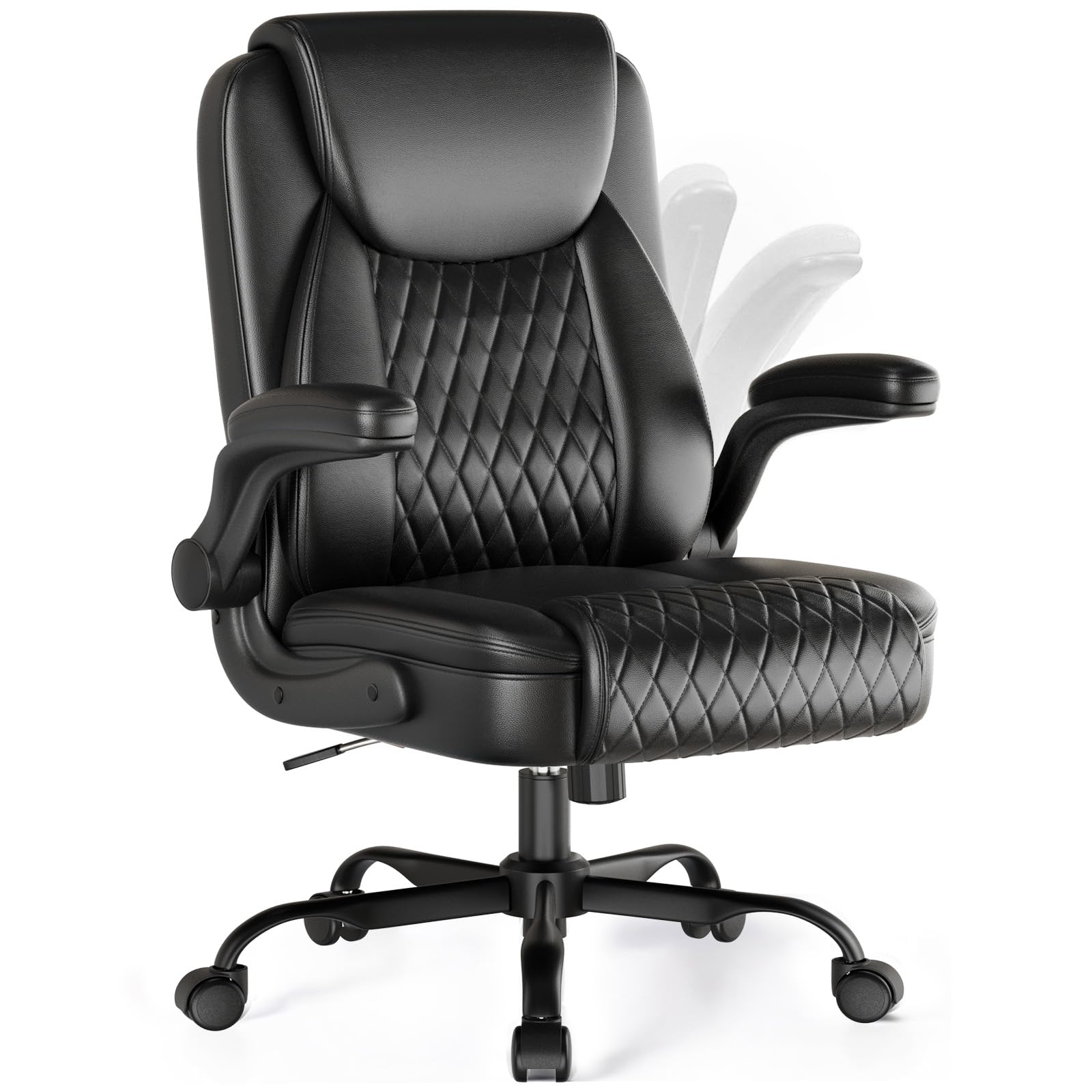 Quilted PU Leather Ergonomic O - Furniture Chairs For Office reseña y precio