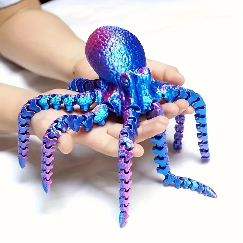 3D Printed Octopus Figurine -  - Office Furniture Brand reseña y precio