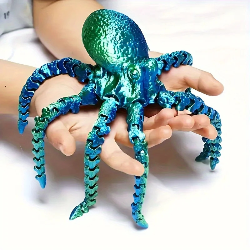 3D Printed Octopus Figurine -  - Office Furniture Brand reseña y precio