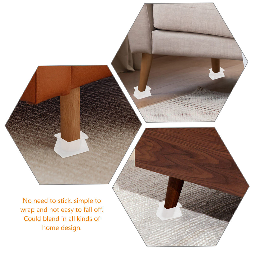 14Pcs Silicone Table Chair Leg - Office Furniture Useful Life reseña y precio