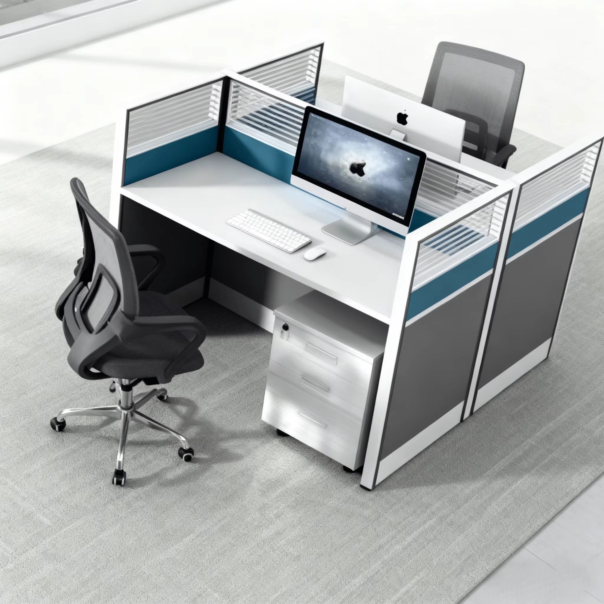 Modern Commercial Workstation  - Office Furniture Company reseña y precio