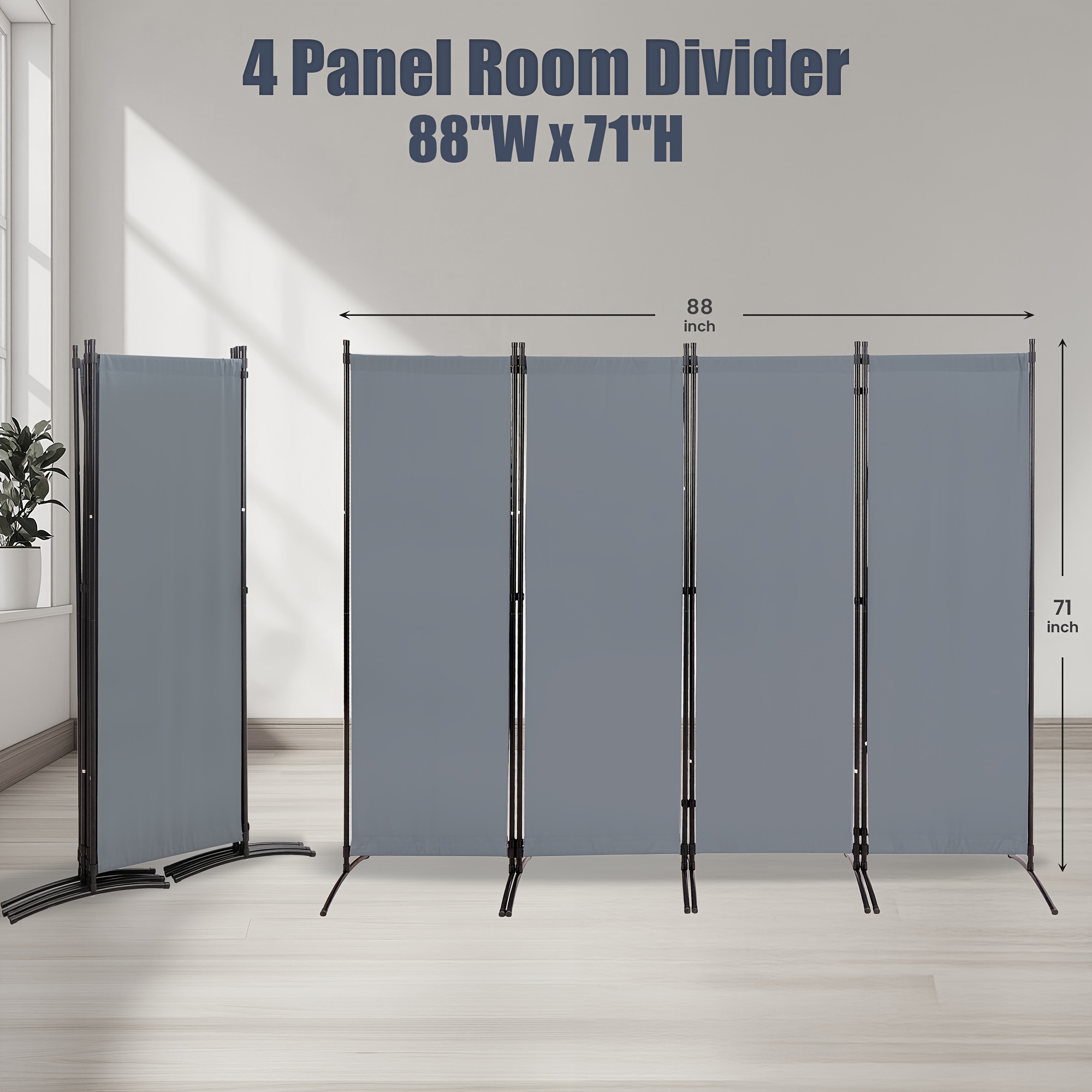 Room Divider Folding Privacy S - Partition Screen Divider reseña y precio