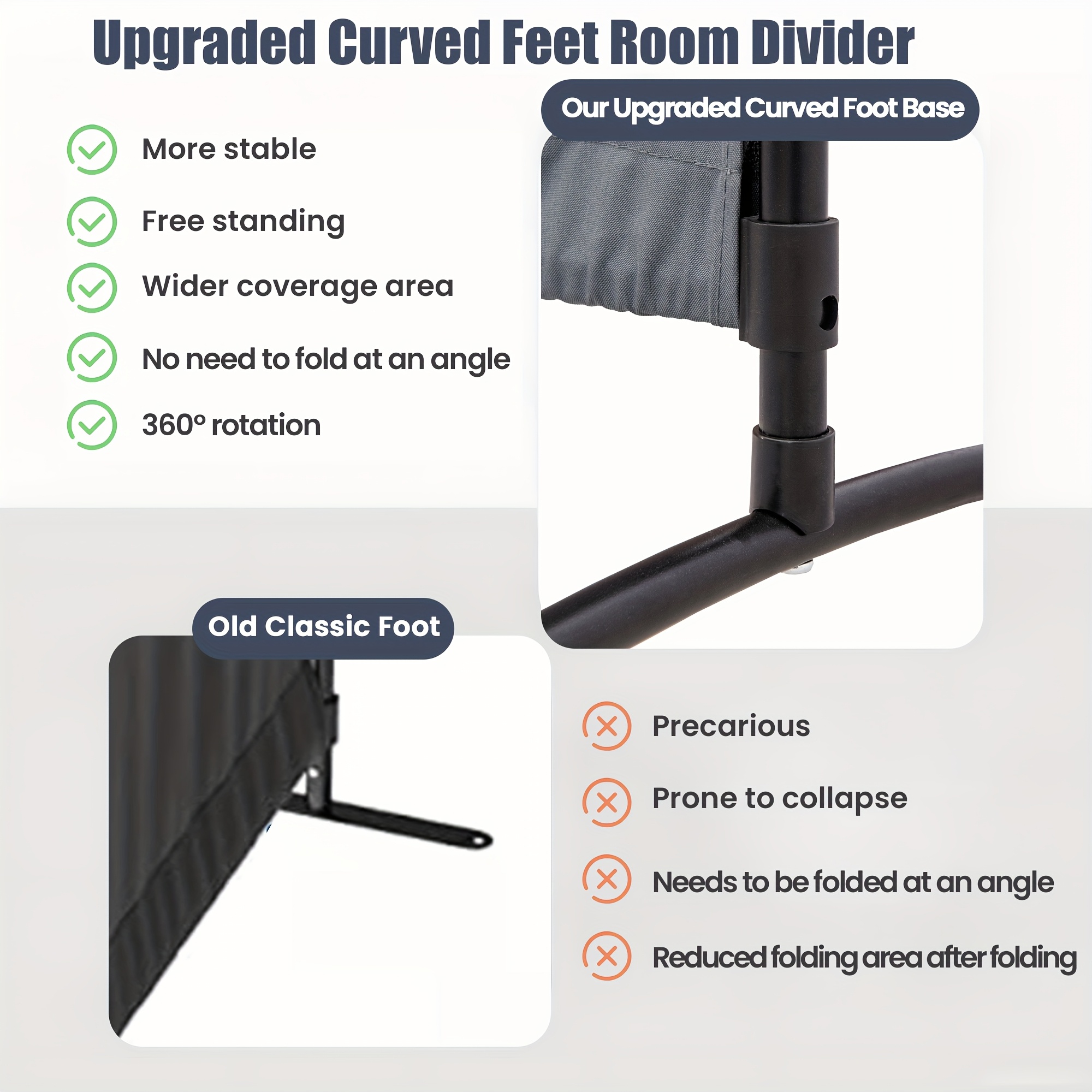Room Divider Folding Privacy S - Partition Screen Divider reseña y precio