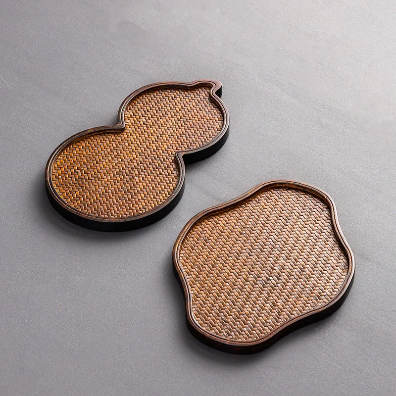Bamboo Tea Tray Dry Brew Table - Office Furniture Set reseña y precio