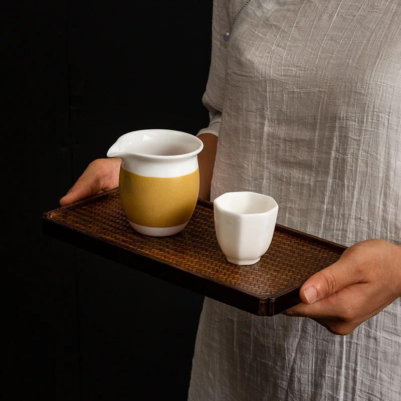 Bamboo Tea Tray Dry Brew Table - Office Furniture Set reseña y precio