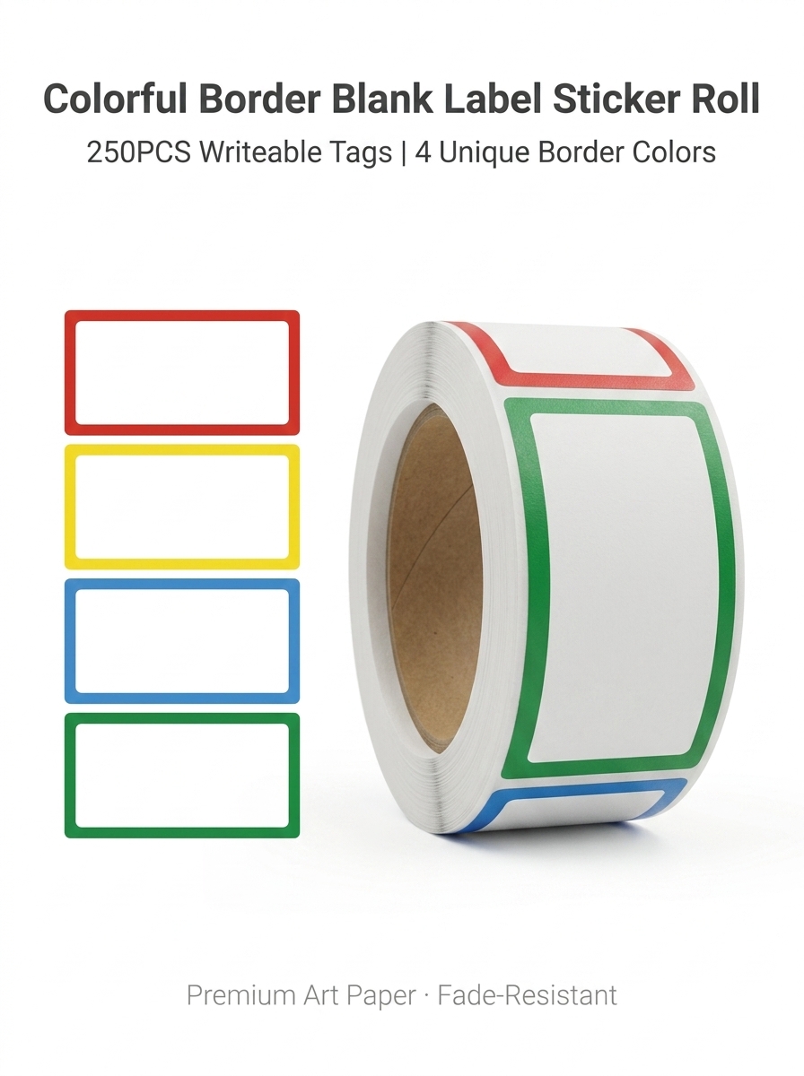 250Pcs/Roll Name Storage Books - Office Furniture Brand reseña y precio