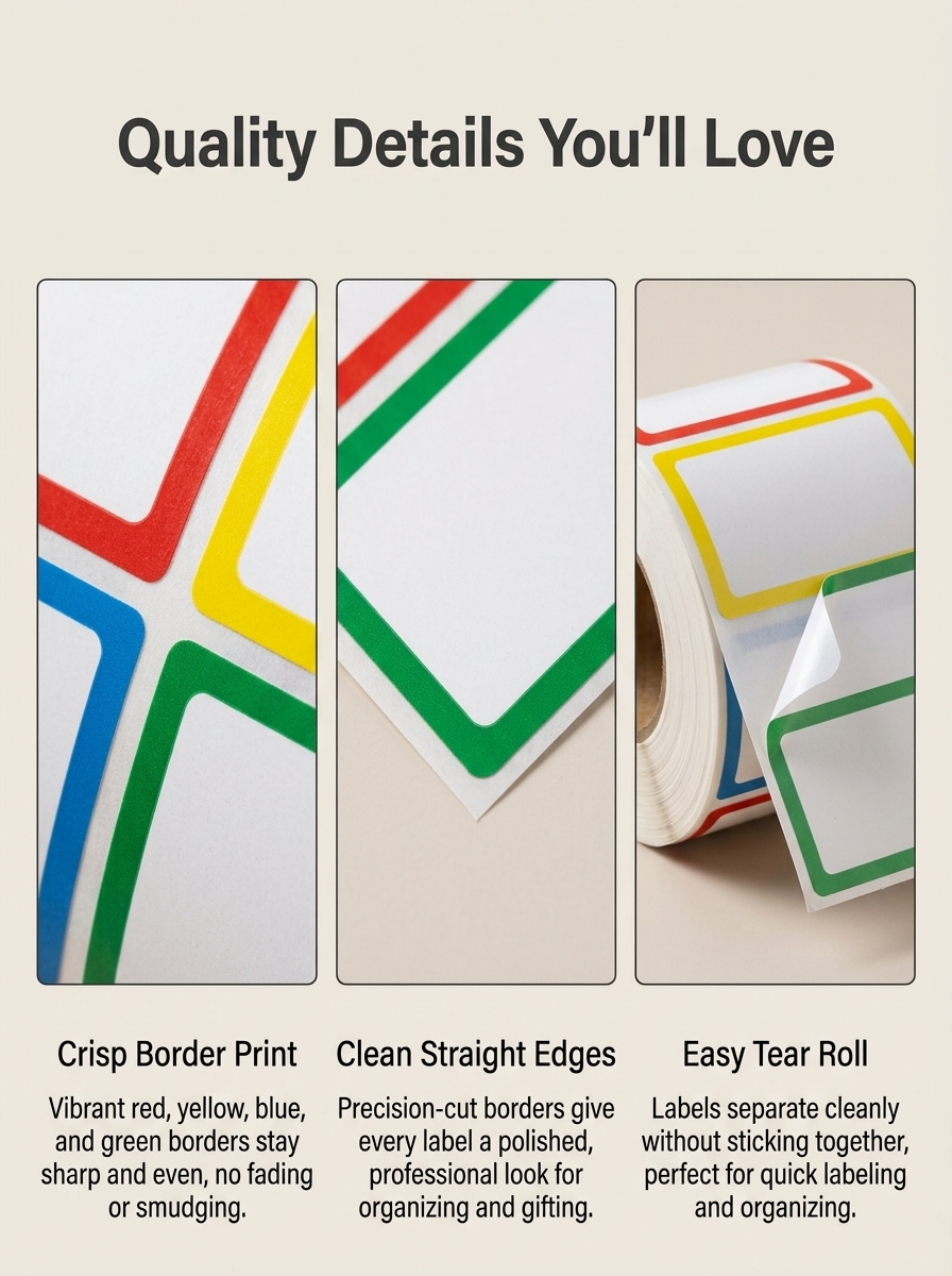 250Pcs/Roll Name Storage Books - Office Furniture Brand reseña y precio