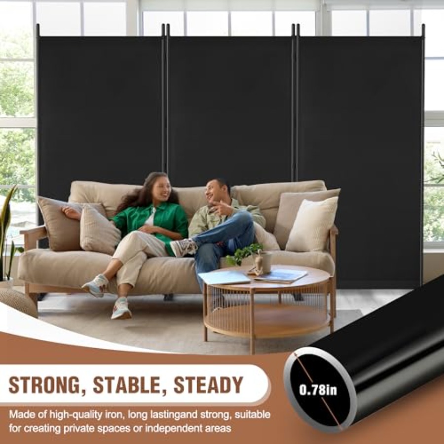 Room Divider 6Feet Folding Pri - Partition Screen Divider reseña y precio