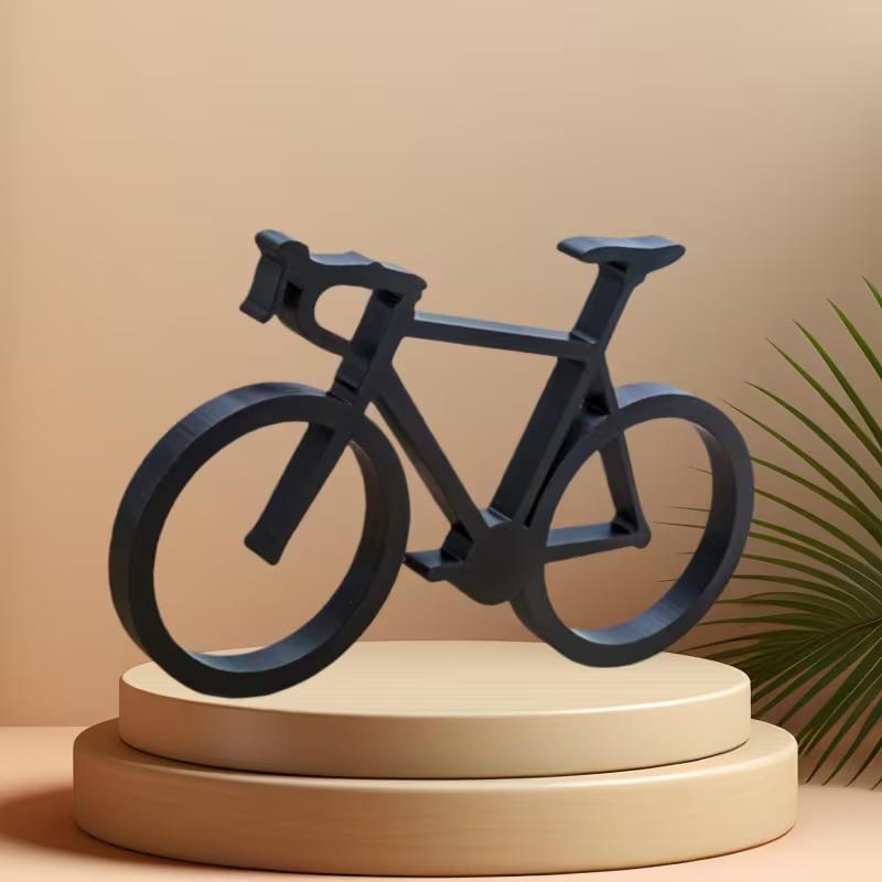Bicycle Sculpture 3D Printed M - Cubicle Shelf Organizer reseña y precio