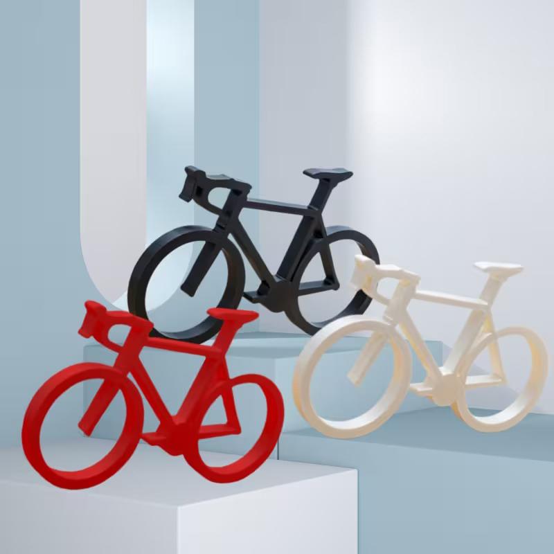 Bicycle Sculpture 3D Printed M - Cubicle Shelf Organizer reseña y precio