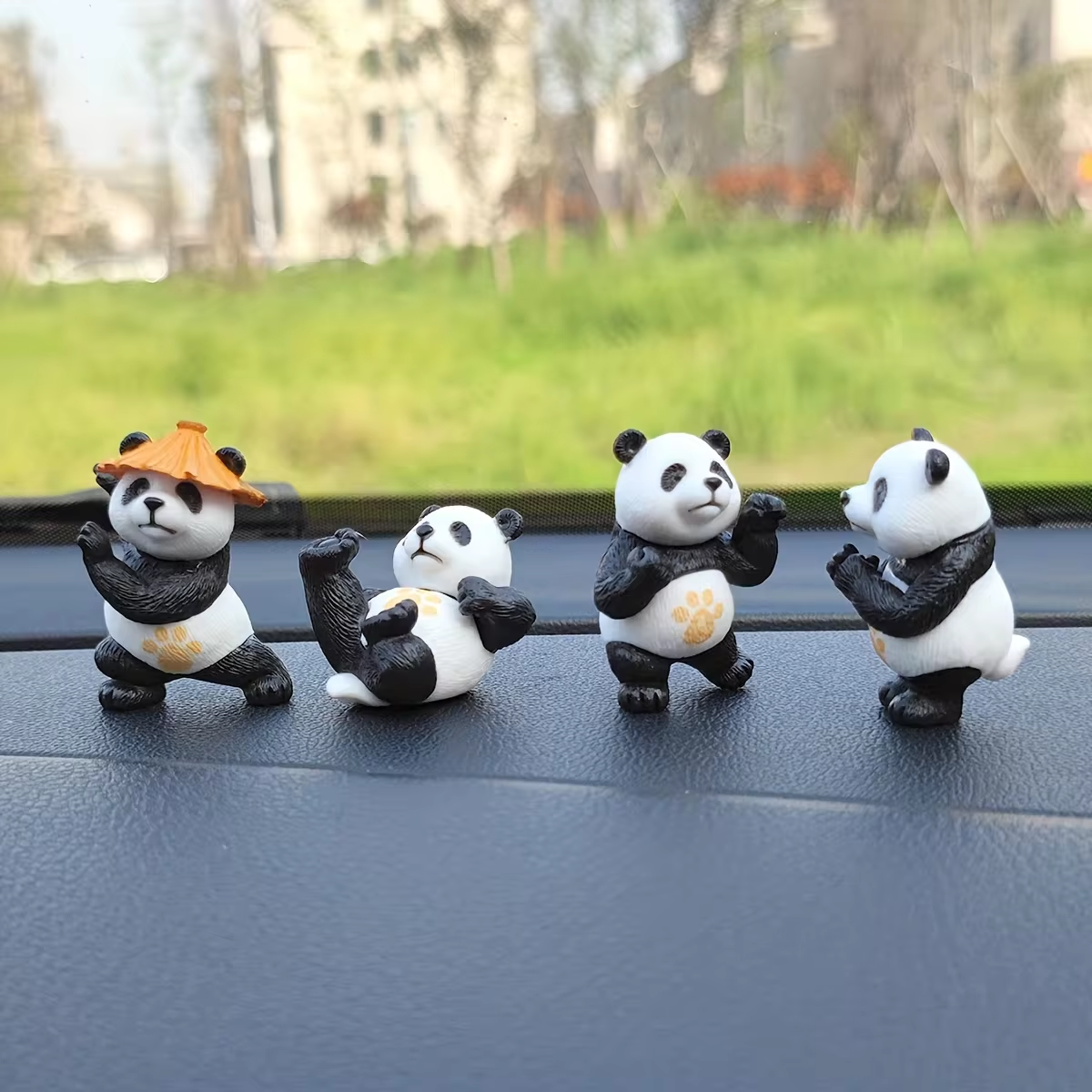 4pcs/set Panda Design Car Orna - Office Furniture Brand reseña y precio