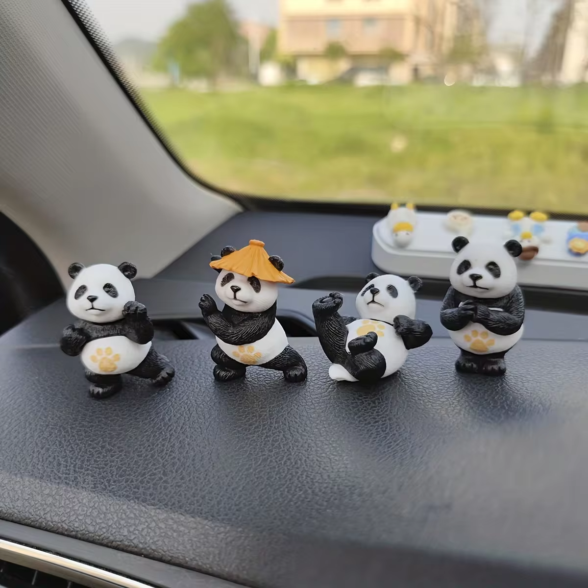 4pcs/set Panda Design Car Orna - Office Furniture Brand reseña y precio