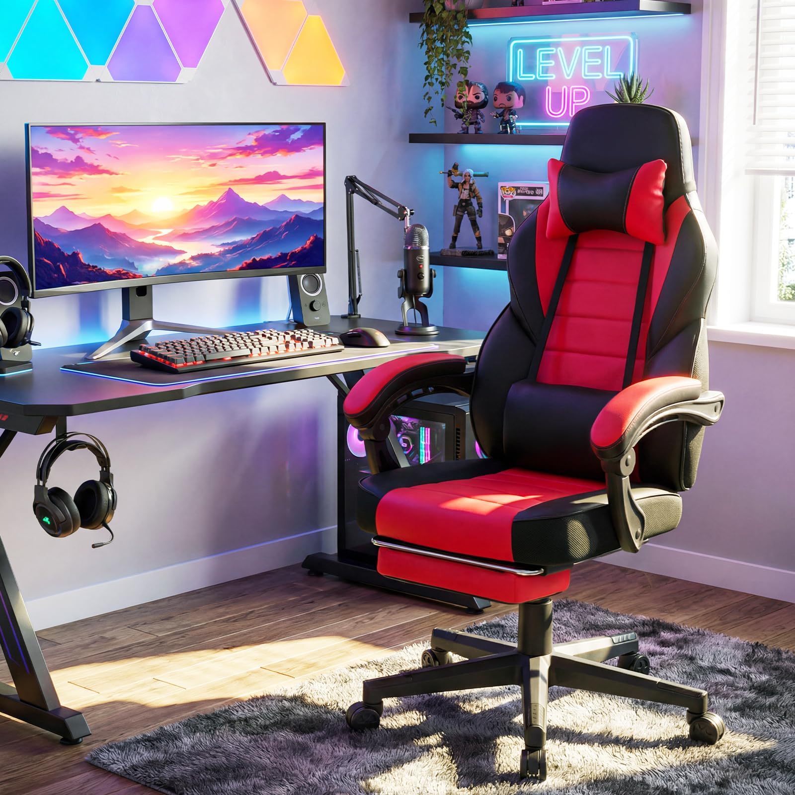 Ergonomic Gaming Chair With Fo - Furniture Chairs For Office reseña y precio