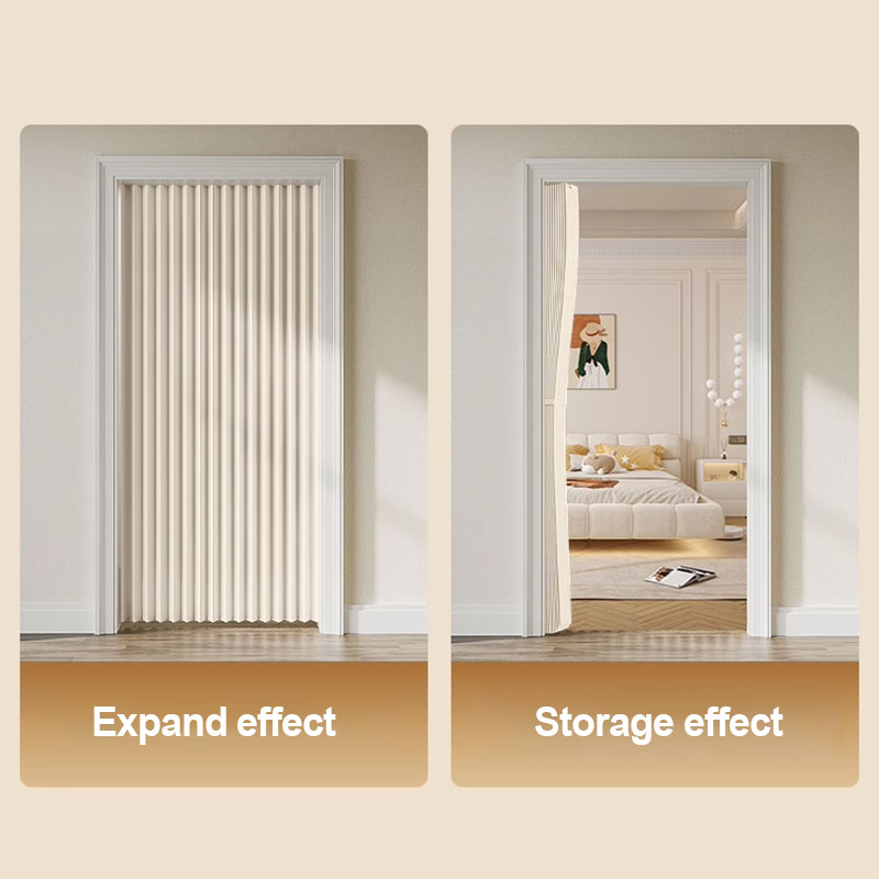 Folding Accordion Door Curtain - Partition Screen Divider reseña y precio