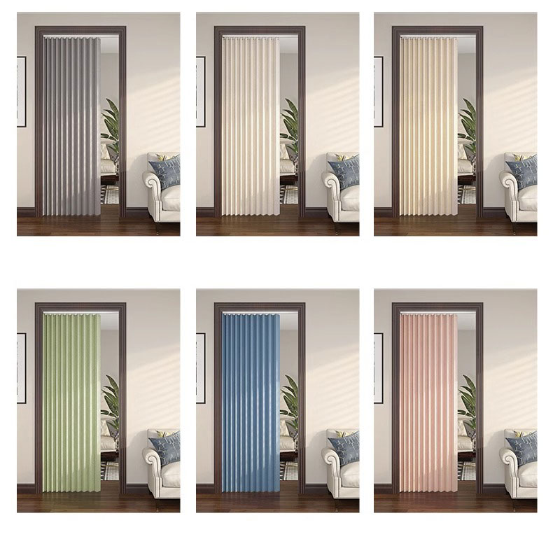 Folding Accordion Door Curtain - Partition Screen Divider reseña y precio